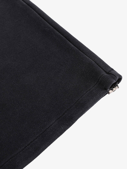Wing Star Graphic Draped Jazz Pants; Black / S, Black / M, Black / L, Black / XL, Black / 2XL