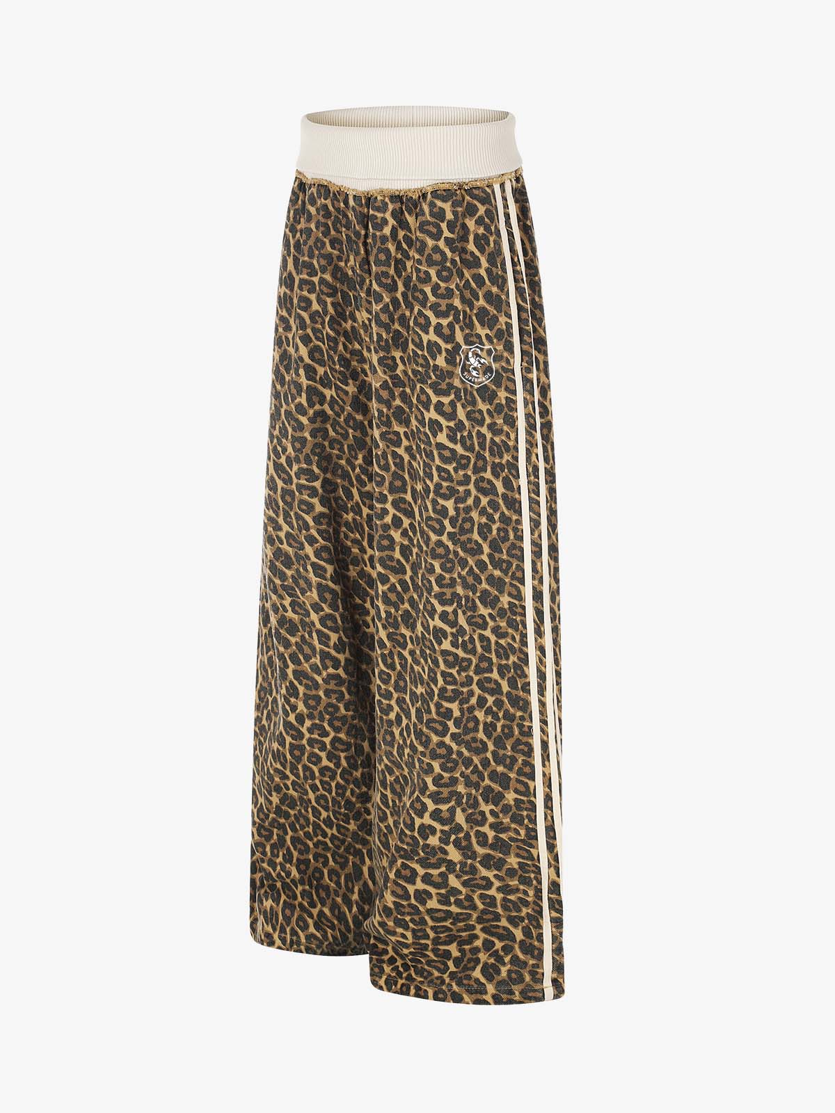 Leopard Patchwork Sweatpants; Leopard / S, Leopard / M, Leopard / L, Leopard / XL