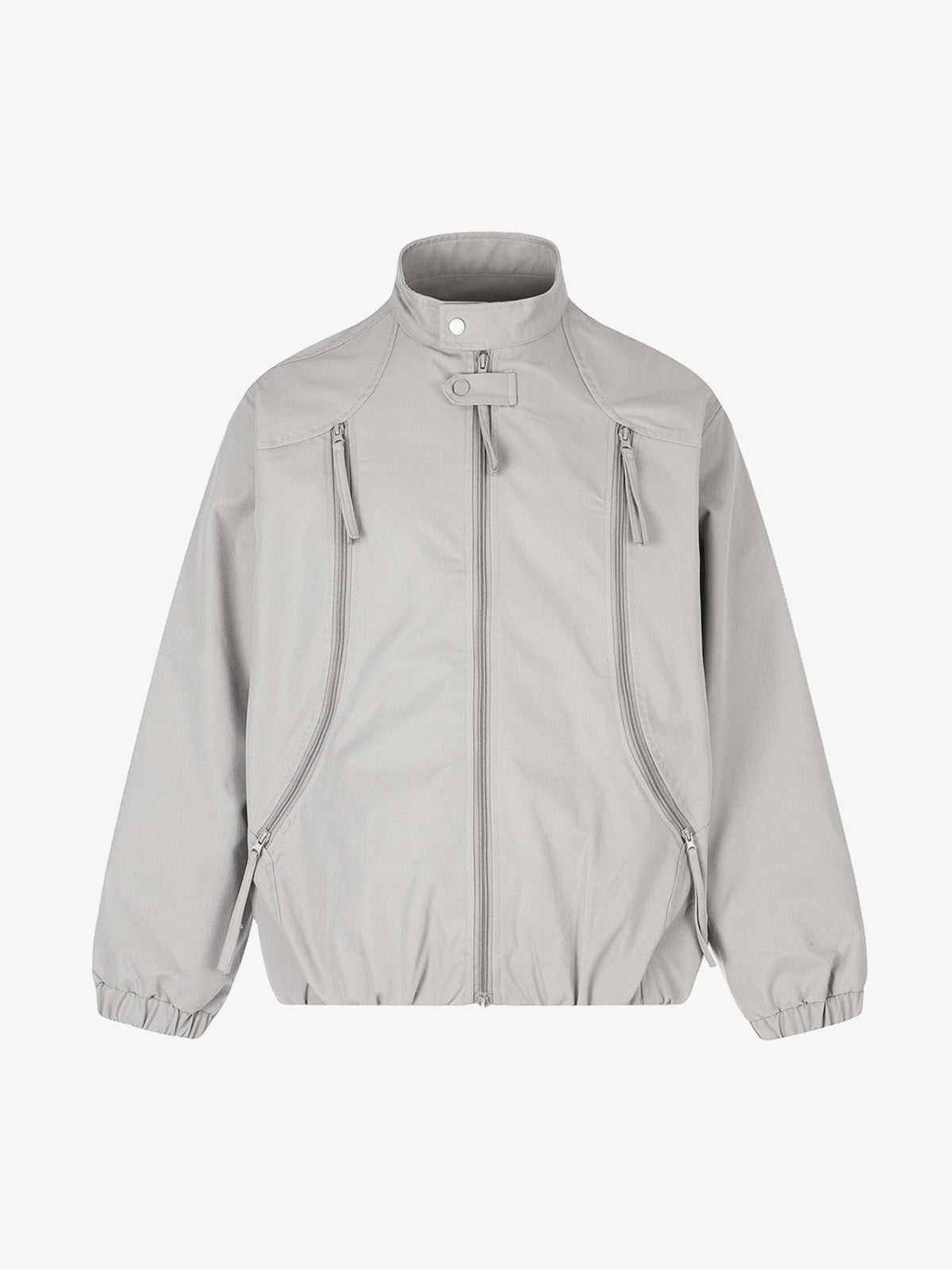 Street-style Multi-zipper Casual Jacket