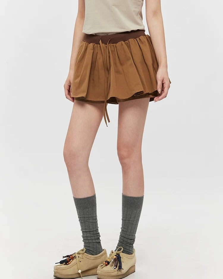 Pleated Skort