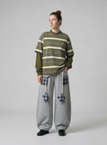 Star Grey Balloon Pants