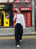Whimsical Long Sleeve Graphic T-Shirt