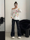 Whimsical Long Sleeve Graphic T-Shirt