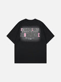 DAXUEN Relaxed-fit short-sleeved graphic T-shirt