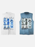 Graphic Busts and Script Muscle Tank