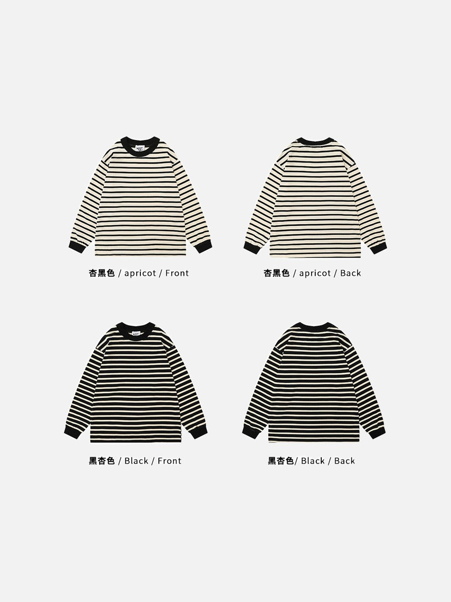 Bold Stripe Relaxed-Fit T-Shirt