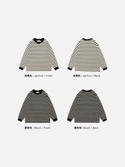 Bold Stripe Relaxed-Fit T-Shirt