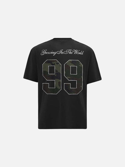 DAXUEN Short-sleeve oversized t-shirt with graphic design