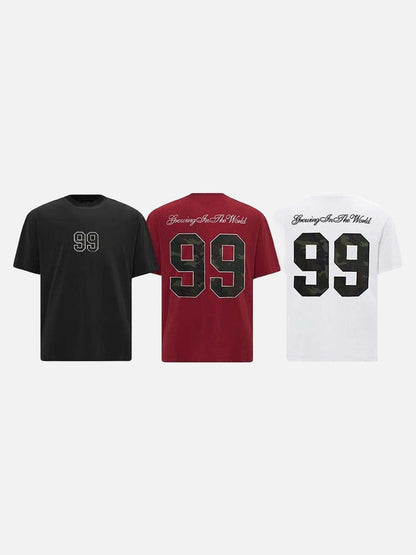 DAXUEN Short-sleeve oversized t-shirt with graphic design