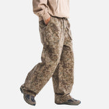 DAXUEN Loose-fitting wide-leg camouflage trousers