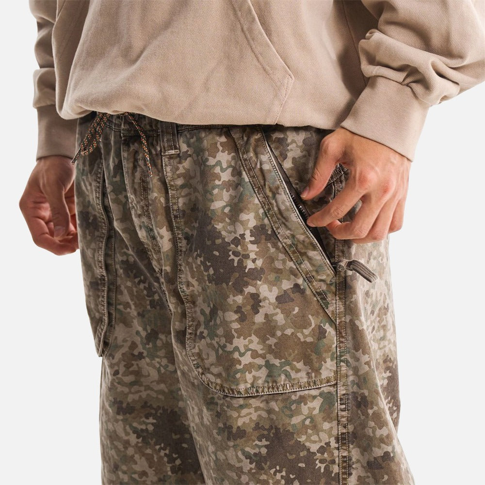 DAXUEN Loose-fitting wide-leg camouflage trousers