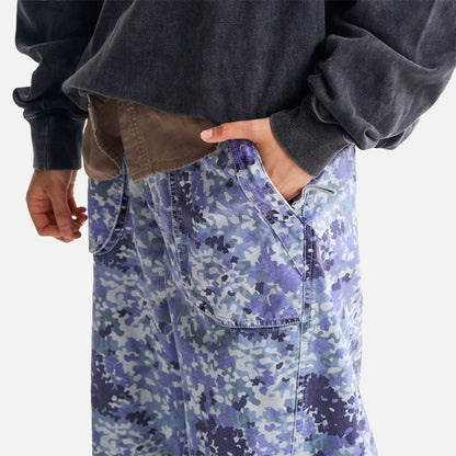 DAXUEN Loose-fitting wide-leg camouflage trousers