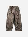 DAXUEN Loose-fitting wide-leg camouflage trousers