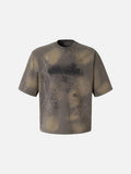 DAXUEN Oversized graphic t-shirt with abstract designs