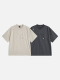 DAXUEN Oversized short-sleeve T-shirt with embroidery