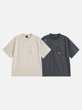 DAXUEN Oversized short-sleeve T-shirt with embroidery