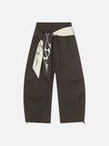 DAXUEN Loose-fitting wide-leg casual pants with abstract graphics