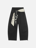DAXUEN Loose-fitting wide-leg casual pants with abstract graphics