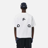 DAXUEN black oversized abstract graphic tee