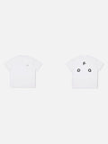 DAXUEN black oversized abstract graphic tee