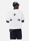 DAXUEN black oversized abstract graphic tee