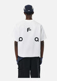 DAXUEN black oversized abstract graphic tee