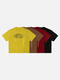 DAXUEN Abstract graphic loose-fit t-shirt in multiple colors