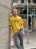 DAXUEN Abstract graphic loose-fit t-shirt in multiple colors — model photo