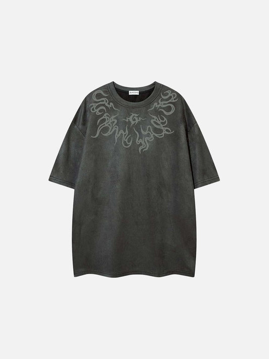 DAXUEN Oversized short-sleeved graphic t-shirt