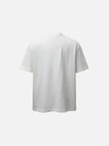 DAXUEN Abstract graphic paint splash short-sleeved T-shirt