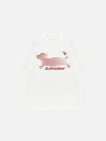 Abstract Motion Graphic Oversized T-Shirt