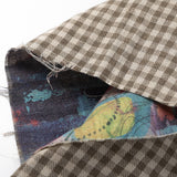 DAXUEN multi-color abstract graphic reversible button-up shirt