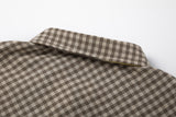 DAXUEN multi-color abstract graphic reversible button-up shirt