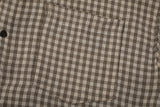 DAXUEN multi-color abstract graphic reversible button-up shirt
