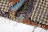 DAXUEN multi-color abstract graphic reversible button-up shirt