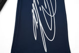 DAXUEN black wide-leg abstract graphic sweatpants