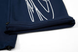 DAXUEN black wide-leg abstract graphic sweatpants