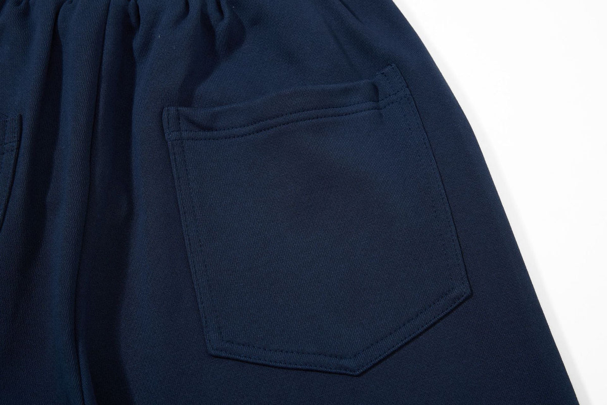 DAXUEN black wide-leg abstract graphic sweatpants