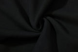 DAXUEN black wide-leg abstract graphic sweatpants
