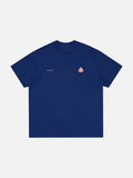 Abstract Mushroom Graphic Oversized T-Shirt