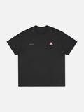 Abstract Mushroom Graphic Oversized T-Shirt