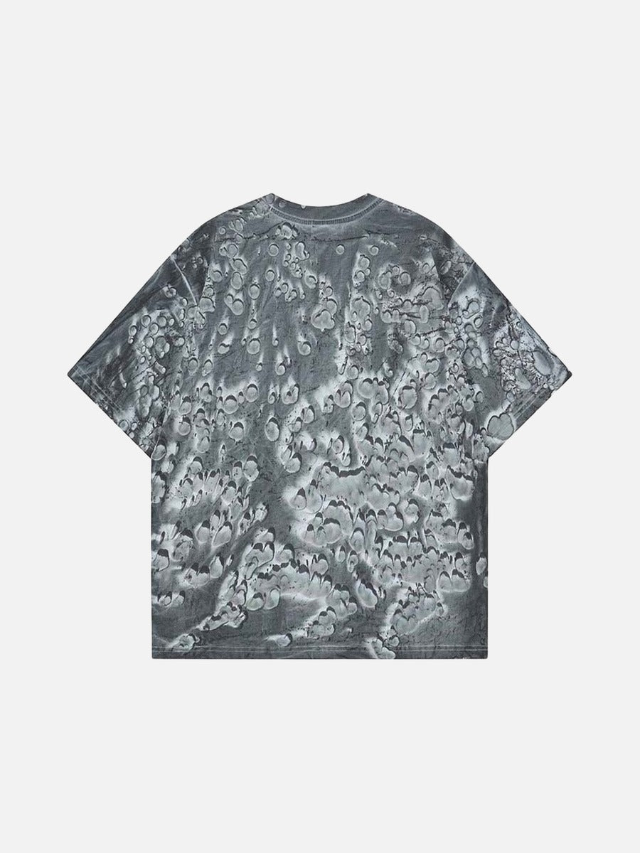 DAXUEN Oversized abstract print short-sleeve T-shirt