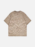 DAXUEN Oversized abstract print short-sleeve T-shirt
