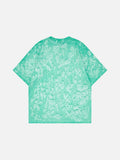 DAXUEN Oversized abstract print short-sleeve T-shirt