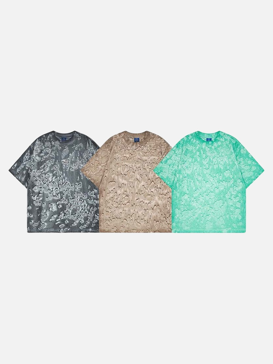 DAXUEN Oversized abstract print short-sleeve T-shirt
