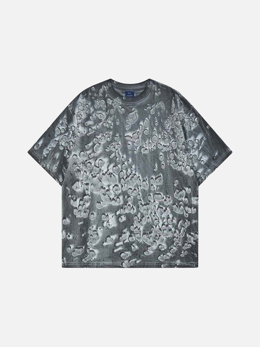 DAXUEN Oversized abstract print short-sleeve T-shirt