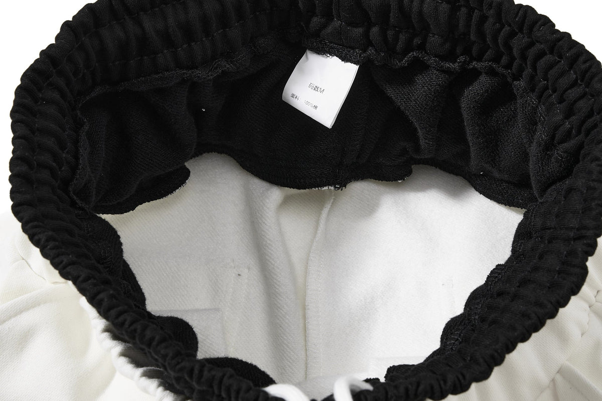 Abstract Script Wide-Leg Sweatpants