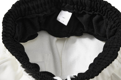 Abstract Script Wide-Leg Sweatpants