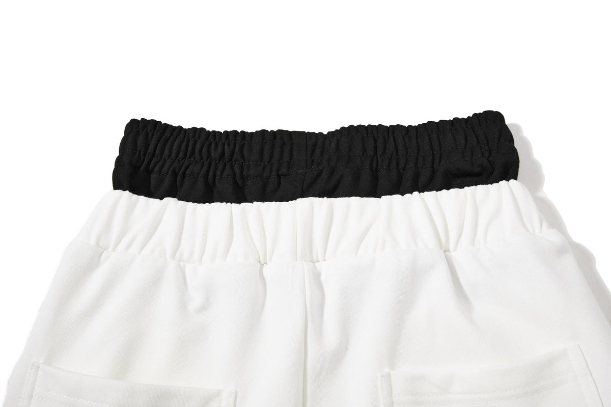 Abstract Script Wide-Leg Sweatpants