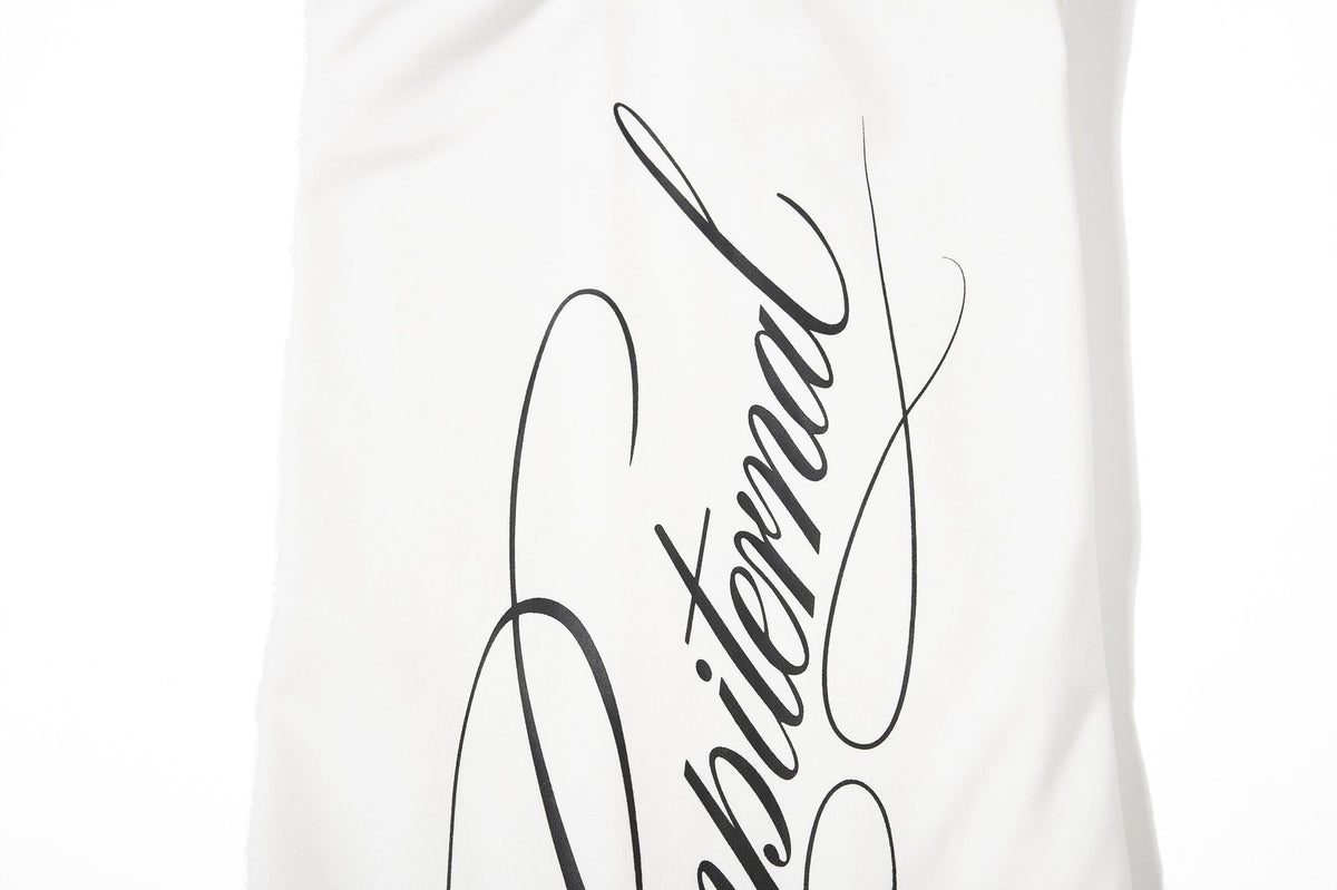 Abstract Script Wide-Leg Sweatpants